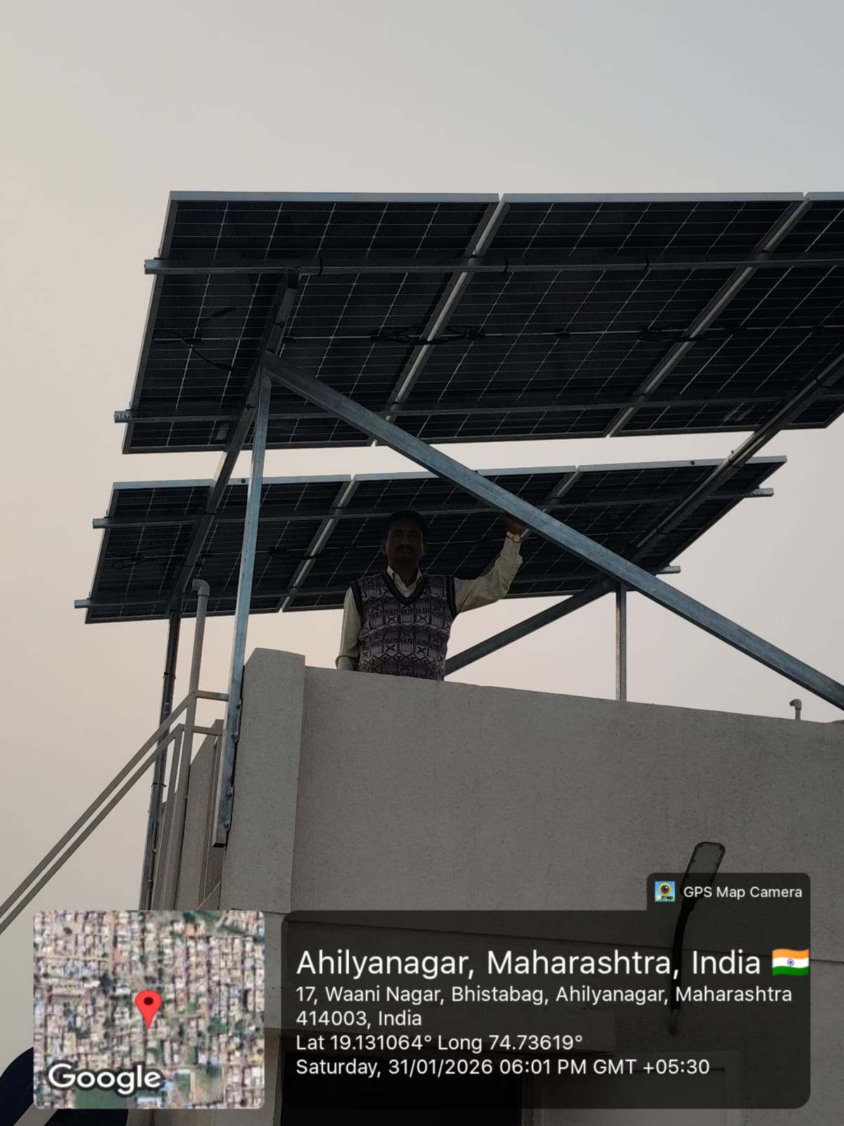 Solar installation in Beed - SP Enterprises