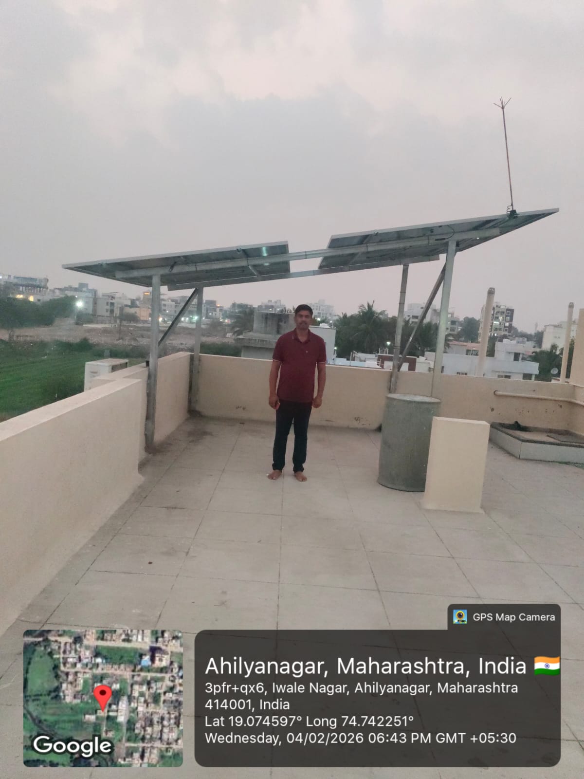 Solar installation in Ahilyanagar (Ahmednagar) - SP Enterprises